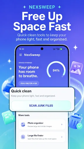 NexSweep Android app screenshot 1