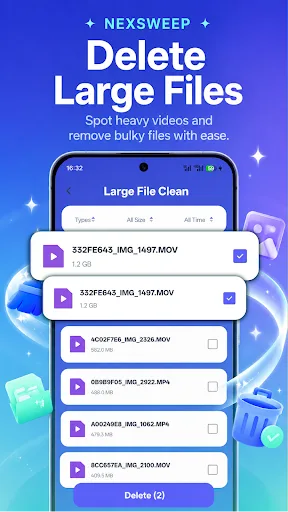 NexSweep Android app screenshot 3