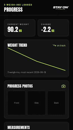 Stay On Fitness Android app screenshot 4