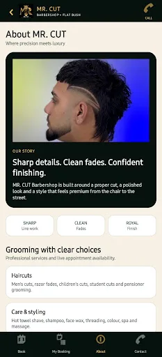 Mr. Cut Barbershop Android app screenshot 5
