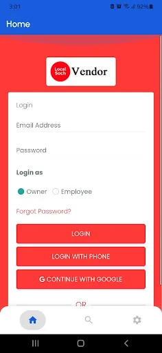 Local Soch Vendor Android app screenshot 3