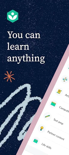 Khan Academy Android app screenshot 1