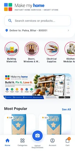 Make My Home Android app screenshot 1