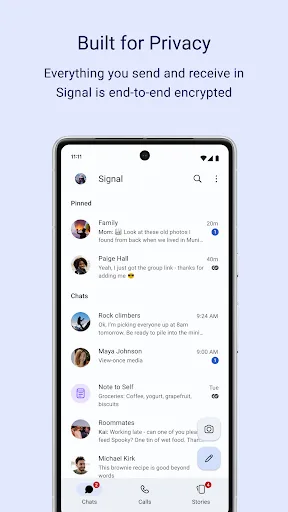 Signal Private Messenger Android app screenshot 1