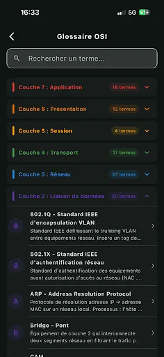 OSI Master Android app screenshot 5