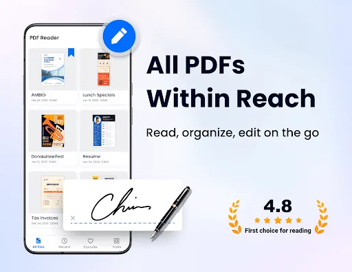 PDF Reader - PDF Editor Android app screenshot 1