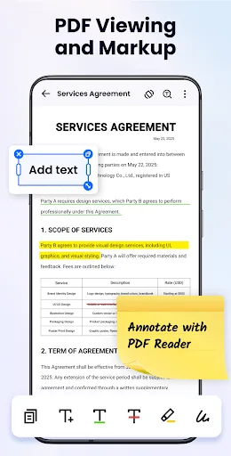 PDF Reader - PDF Editor Android app screenshot 3