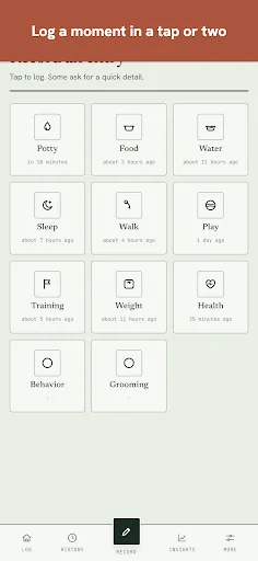 PawLog: Family Dog Care Android app screenshot 2