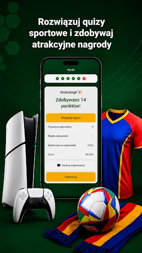 Quizclic | Quizy sportowe Android app screenshot 1