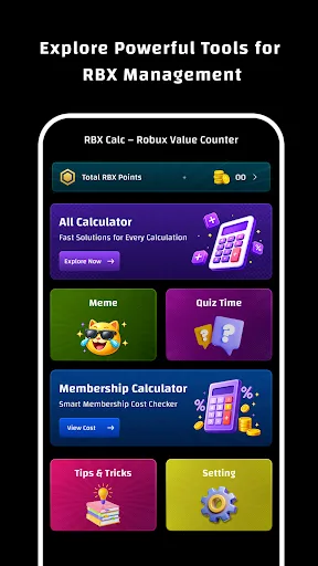 RBX Calc – Robux Value Counter Android app screenshot 1