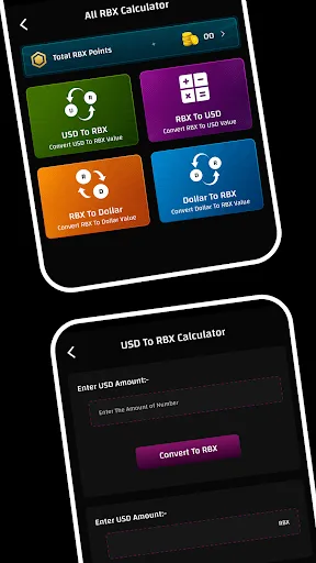 RBX Calc – Robux Value Counter Android app screenshot 2