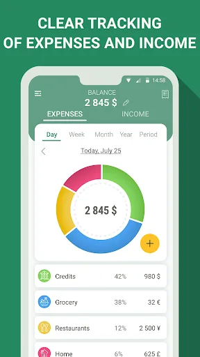 Money manager & expenses Android app screenshot 1