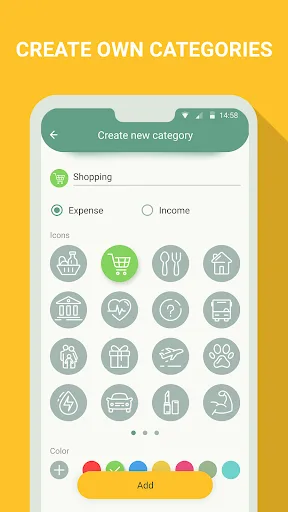 Money manager & expenses Android app screenshot 2