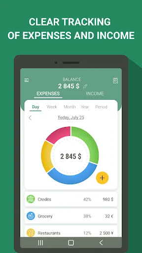 Money manager & expenses Android app screenshot 5