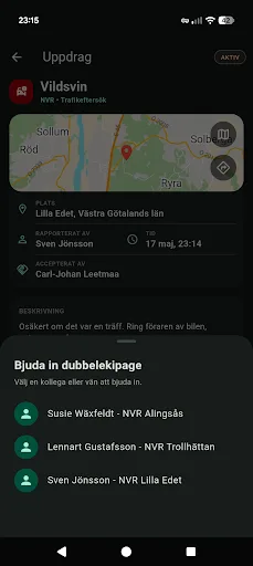 Eftersök Android app screenshot 4