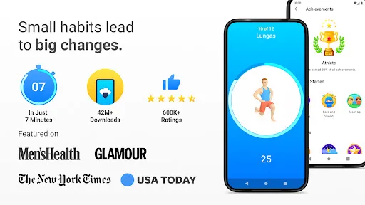 Seven - 7 Minute Workout Android app screenshot 1