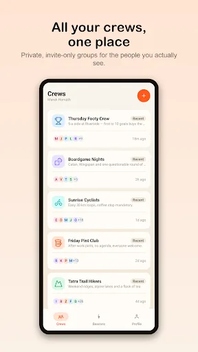 Beacon Crew Android app screenshot 2