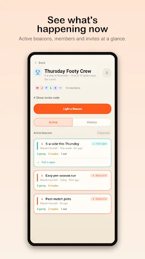 Beacon Crew Android app screenshot 3