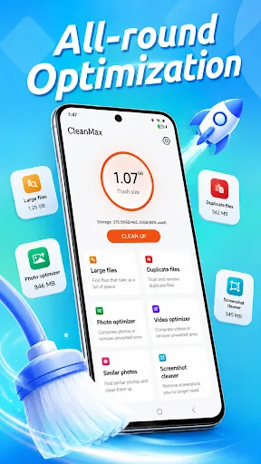 CleanMax - Phone Cleaner Android app screenshot 1