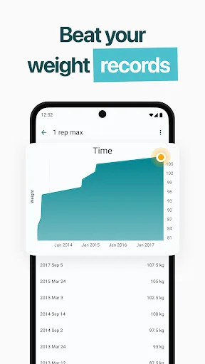 RepCount Gym Workout Tracker Android app screenshot 5