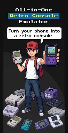 Game Emulator: GamePod Emu Android app screenshot 1