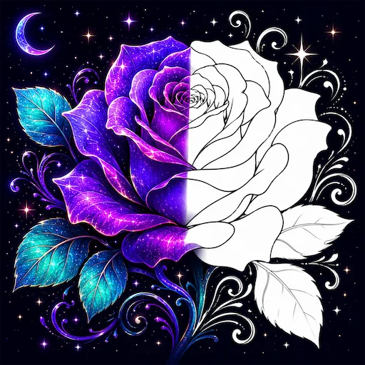 Color Tap : Coloring Book Game Android app icon