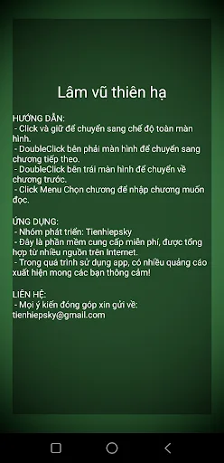 Lam vu thien ha - Tien hiep Android app screenshot 4