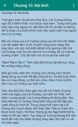 Truyen The ton - Tien hiep Android app screenshot 3