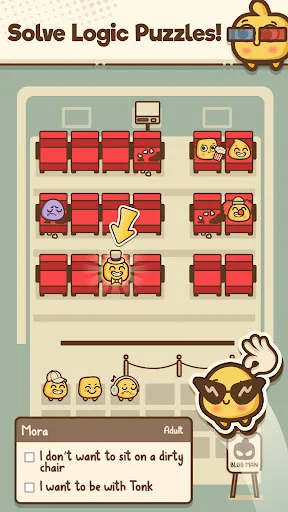 Where's My Seat?・Logic Puzzles Android app screenshot 2