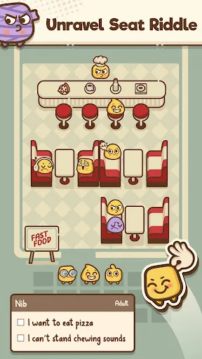 Where's My Seat?・Logic Puzzles Android app screenshot 3