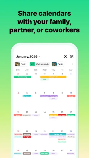 TimeTree - Shared Calendar Android app screenshot 2