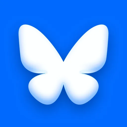 Bluesky Android app icon