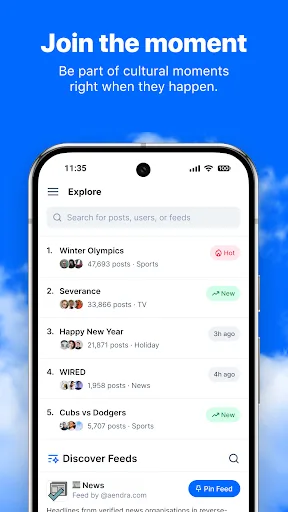 Bluesky Android app screenshot 2